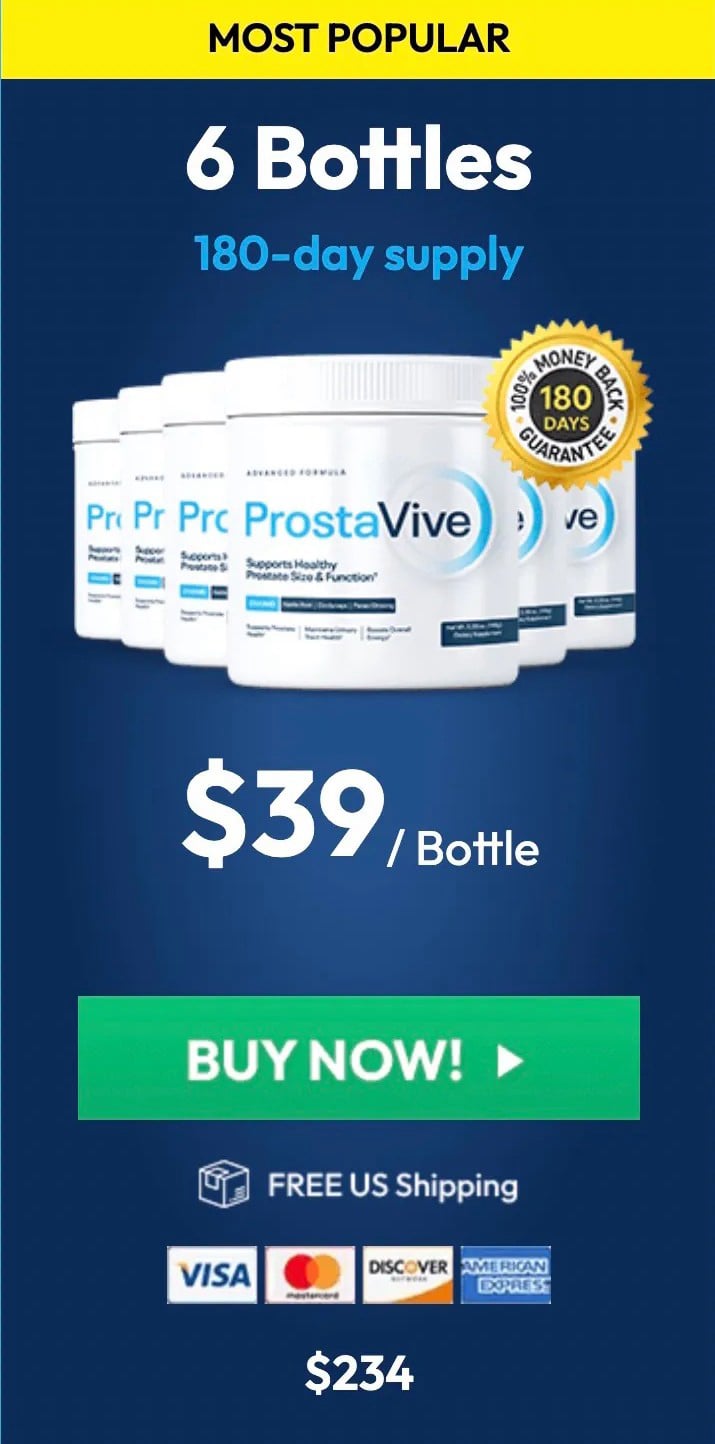 ProstaVive price 6 bottle